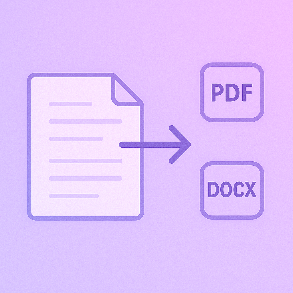 Smart Content Export